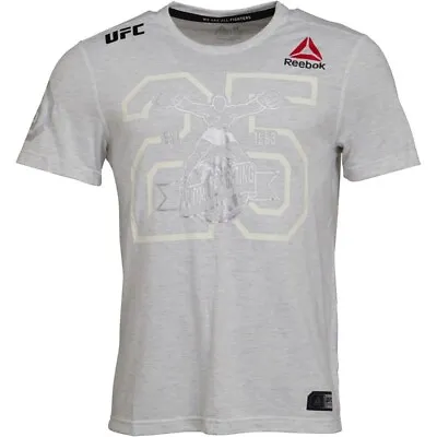 Ufc Reebok 25th Anniversary Walkout Jersey Grey Men’s Large Mma New • £24.99