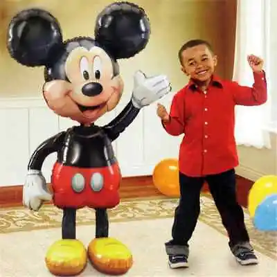 Giant Super Shape Mickey & Minnie Mouse Theme Birthday Party 112cm Balloon Decor • £4.69