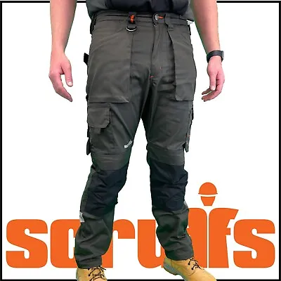 £29.99 • Buy Scruffs Work Trouser Slim Fit - Trade Stretch Trousers With Deep Top Pockets