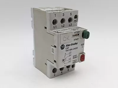 Allen Bradley 140-MN-0400 Manual Motor Starter 2.5-4 Amp Adjustable 3 Pole 600 V • $35