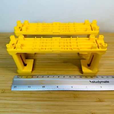 2 X TOMY Trackmaster Double Yellow Bridge Supports Track Risers Thomas & Friends • $9.95