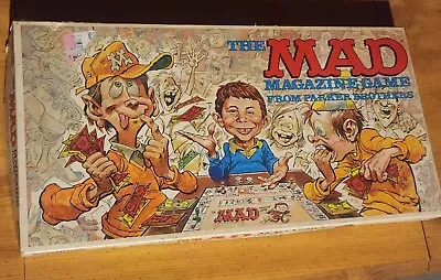 THE MAD MAGAZINE Board Game 1979 Parker Brothers Original Complete • $13.50