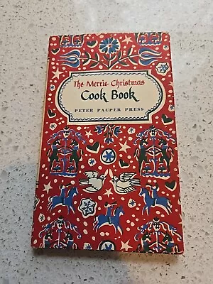 Vintage 1955 The Merrie Christmas Cook Book Peter Pauper Press • $10