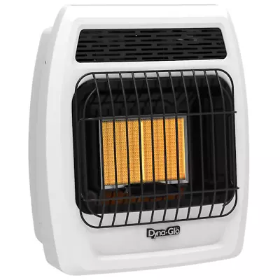 Dyna-Glo 12000 BTU White Dual Fuel Propane Natural Gas Infrared Vent Free Heater • $149