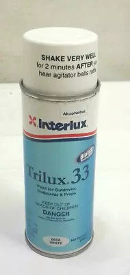 Interlux Trilux 33 Marine Paint 068A White W/ Biolux Slime Blocker 12oz Aerosol • $44.99