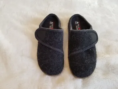 Haflin Ger Pur Wool Womens Slippers Slides 42 Black   • £39.37