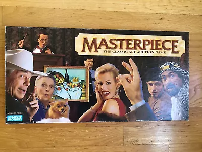 Vintage Masterpiece Board Game By Parker Brothers 1996 - 100% Complete / Nice! • $54.95
