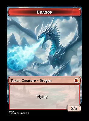 Dragon Token V3 - High Quality Altered Art Custom Cards • $4.99