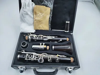 G Tune Clarinet 18 Key Ebony Professional Instrument With Case-Weike • $485.67