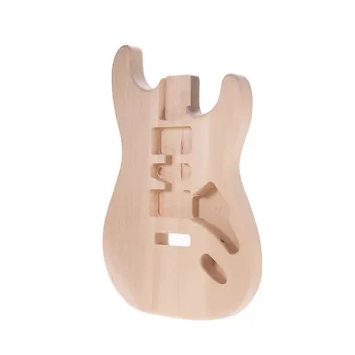 Unfinished Handcrafted Guitar Body Blank Basswood Barrel Replacement Part L5G3 • $74.16