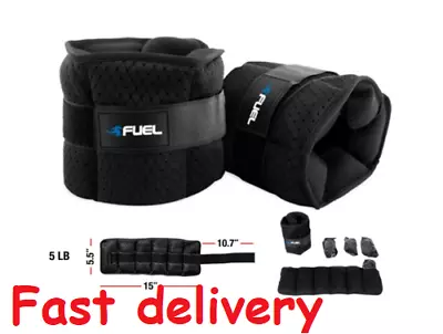 Adjustable Wrist/Ankle Weights Exercise Workout 5-Pound Pair & Weighted Packs • $13.49