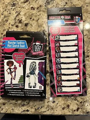 Monster High Art Set And Labels  • $12.99