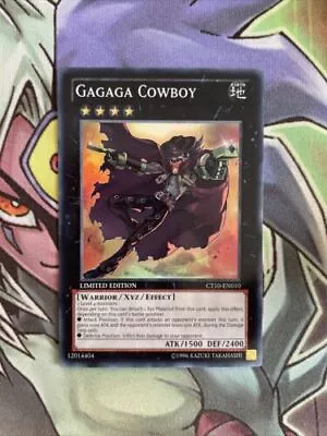 CT10-EN010 Gagaga Cowboy Super Rare Limited Edition Near Mint Yugioh Card • $4.75