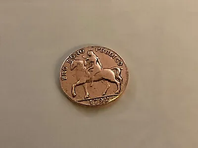 1792 Coventry Half Penny Token Lady Godiva Horse Reverse Elephant Obverse VGC • £149