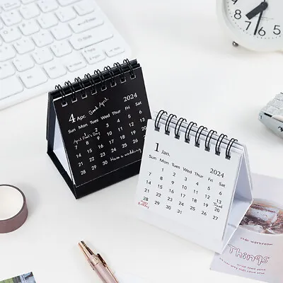 2024 Mini Desk Calendar Portable Daily Schedule From August 2023 To Dec 2024 UK • £4.73