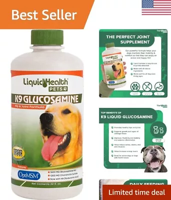 Liquid Glucosamine For Dogs - Joint Health Formula With Chondroitin & MSM • $59.99