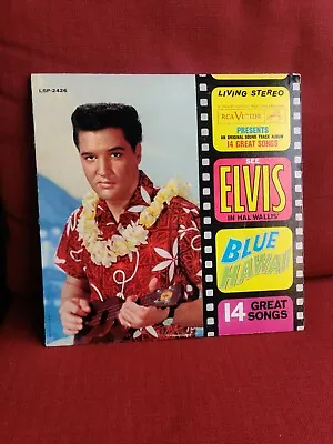 Elvis Presley LSP-2426 Blue Hawaii LP Original Living Stereo 1961 - Vinyl • $29.99