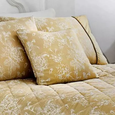 Contemporary Dreams & Drapes Woven Damask Jasmine Champagne Cushion Cover • £8