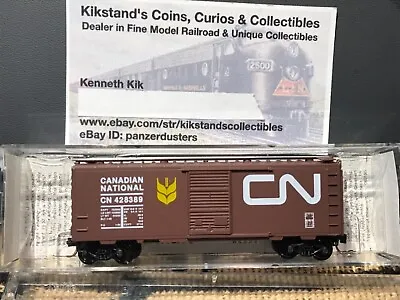 Micro-Trains 20550 Canadian National CN 40’ Standard Box Car #428389 11-1990 • $14.50
