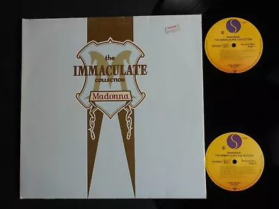 MADONNA The Immaculate Collection 12  Vinyl X2LP Album 1990 Sire WX370 Gfld Slv • £19