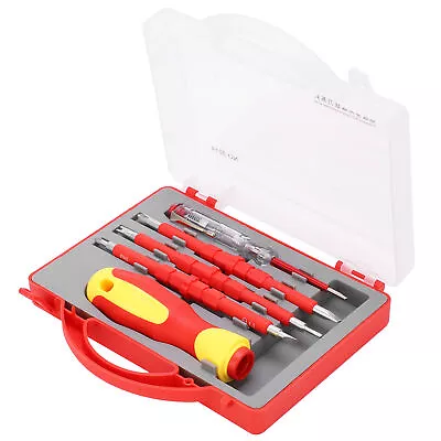 Screwdriver Set Magnetic Head Insulated Slot Repair Tools LIF • £15.94