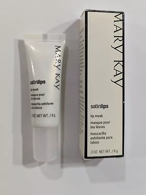 Mary Kay Satin Lips LIP MASK Fragrance-Free  Full Size .3oz New In Box • $11.99