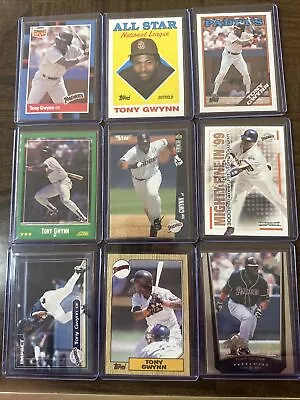 Baseball Cards Lot Vintage TONY GWYNN CARD LOT ALL FOR INE MONEY FREE SHIPPING!! • $9