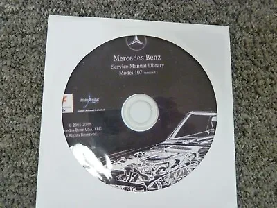 1972 Mercedes Benz 350SL Coupe Convertible Shop Service Repair Manual DVD • $139.30