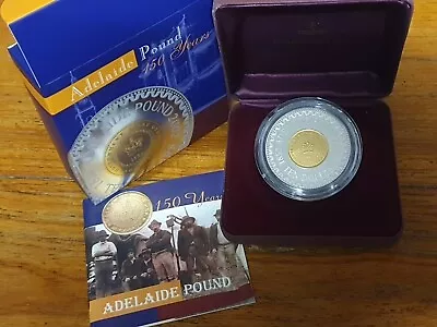 2002 Adelaide Pound 150 Years 1852 $10 Dollars Coin  999 2oz Silver  • $94