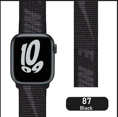 For Apple Watch Sport Band IWatch Series 8 7 6 SE 5 4 3 Nike+ 38/40/42/44/45 NEW • £8.39