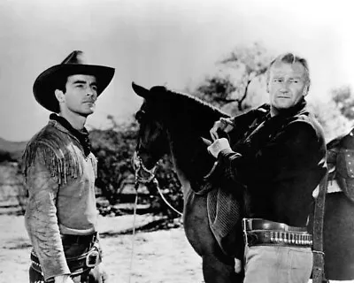 Red River 1948 John Wayne Saddles Horse With Montgomery Clift Poster 24x36 Inch • $29.99