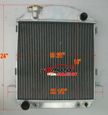 $147 • Buy 62mm 3 Row Aluminum Radiator Fit Ford Model T Bucket Ford Engine 1917-1927 AT/MT