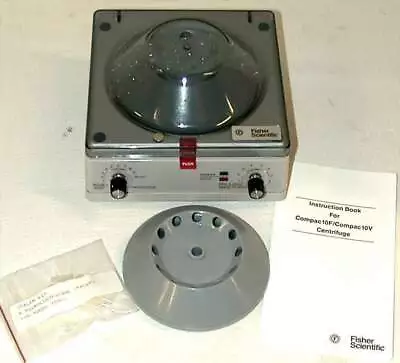 New Fisher Scientific Compac 10V Benchtop Lab Micro Centrifuge With Rotors • $52.50