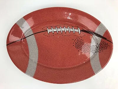 Rare Homer Laughlin Football Sports 1941 Serving Plate Party Platter 12.5” HLC • $14.99