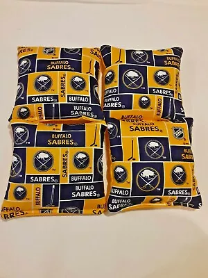 4 Cornhole Bag Set Corn Hole Buffalo Sabres • $20