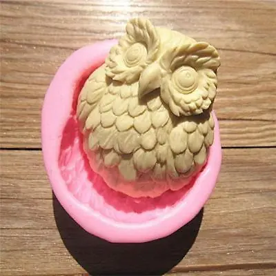 £5.11 • Buy Cute Owl Silicone Mold Mould Chocolate Polymer Clay Soap Candle Wax Resin TO