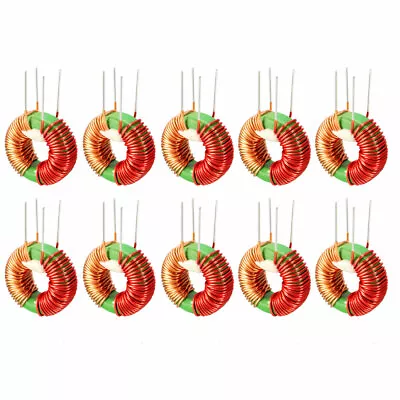 10Pcs Vertical Toroid Magnetic Inductor Monolayer Wire Wind Wound 10mH 3A Coil • $22.43