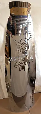 47.5  Michelob Light Mirror Finish Metal Bottle Store Display Sign • $149.99