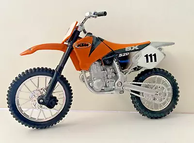 Maisto Motorcycle 2 Wheel Orange 1:18 Scale Ktm 520 Sx # 111 • $8