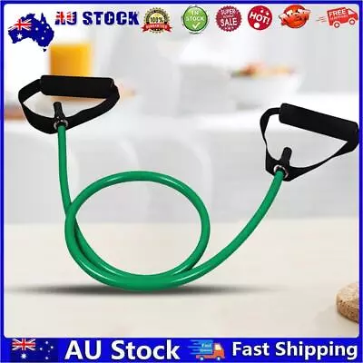 AU Resistance Bands With Handles Elastic Exercise Bands Exercise Cord (Green 20L • $12.99