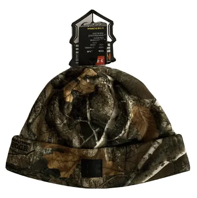 Under Armour Cold Gear Storm 1343193-991 Scent Control Hunting Camo Beanie Hat • $27.19
