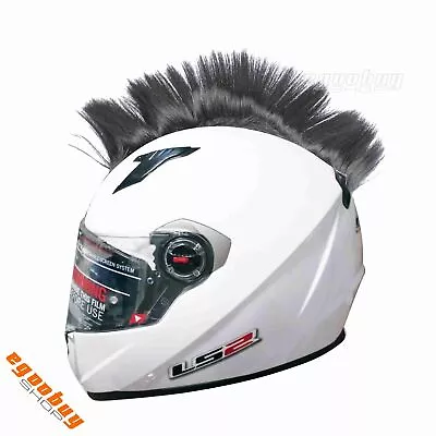 Universal Sport Skiing Racing Helmet Mohawk Wig Hair 8 Color Unisex For ATV BMX • $10.75