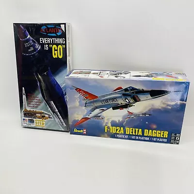 2 Model Kits F-102A Delta Dagger/rocket Atlas Booster  • $40