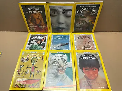 8 National Geographic Magazines Random Lots 1950's - 2010's No Duplicates • $16.50