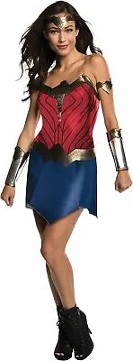 $32.99 • Buy Classic Wonder Woman Costume DC Comics, Sexy Superhero Red Blue Med Large
