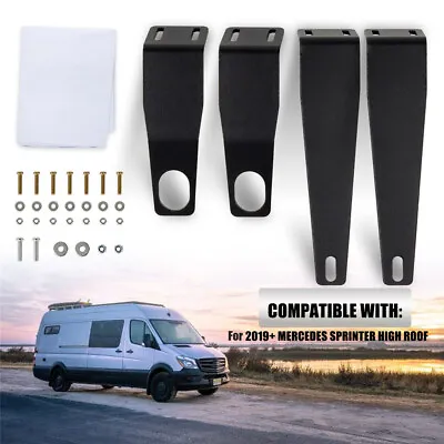 1 Set High Roof DIY Van Headliner Shelf Steel Kit For 2019-Up Mercedes Sprinter • $39.06