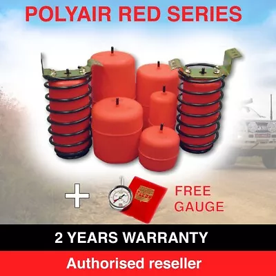 Polyair Red Series For Toyota Hilux Gen 5 & 6 RWD 4WD Standard Height 1988-2004 • $435