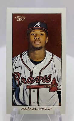 2022 Topps T206 Ronald Acuna Jr. Tolstoi Back SP Atlanta Braves 25 Copies 🔥⚾🏟️ • $40