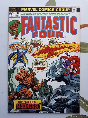 Fantastic Four #138 - Miracle Man - HIGH GRADE VFN+ To VF/NM • £10