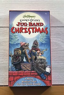 EMMET OTTER'S JUG-BAND CHRISTMAS VHS Jim Henson 1998 Musical Muppets • $12